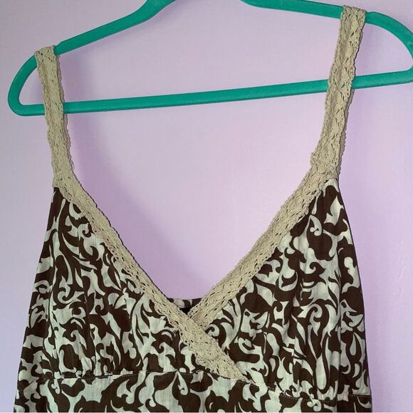 Ana Size 1X Babydoll Tank Top Crochet Boho Whimsical Fairy Cottage - Picture 2 of 8